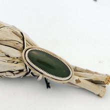Load image into Gallery viewer, Jade Oval Serrated - Ring