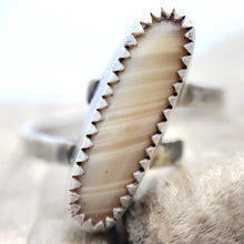 Load image into Gallery viewer, Utah Petrified Wood Helix Ring