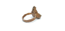 Load image into Gallery viewer, Copper Quarts Cluster Triangle Ring