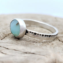 Load image into Gallery viewer, Opalized Petrified Wood Ring
