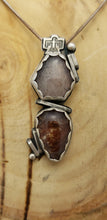 Load image into Gallery viewer, Garden Quartz Raven Pendant