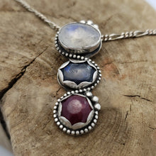Load image into Gallery viewer, Ruby Moon Pendant