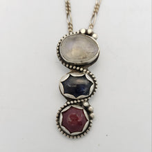 Load image into Gallery viewer, Ruby Moon Pendant