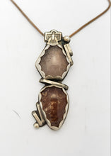 Load image into Gallery viewer, Garden Quartz Raven Pendant
