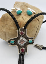 Load image into Gallery viewer, SudRuby Turquoise Bolo Tie