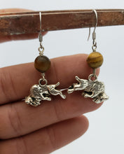 Load image into Gallery viewer, Bison Eye Earrings
