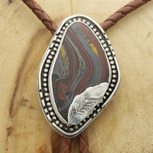 Load image into Gallery viewer, Tiger Iron Bolo Tie