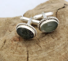 Load image into Gallery viewer, Garden Quartz Cufflinks