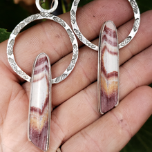 Load image into Gallery viewer, Wonderstone Drop Hoops - Earrings