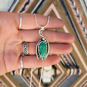 Custom Malachite Pendent