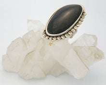 Load image into Gallery viewer, Jade Laden Silver Arrow Ring
