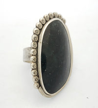 Load image into Gallery viewer, Jade Laden Silver Arrow Ring
