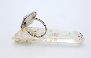 Jade Square Ring