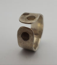 Load image into Gallery viewer, Copper Riveted Silver Band
