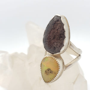 Teardrop Lorolite Opal - Ring