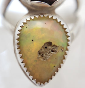 Teardrop Lorolite Opal - Ring