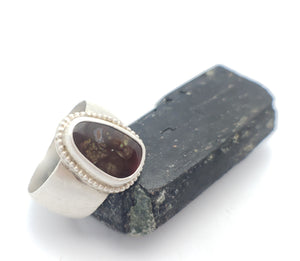 Fire Agate Ring