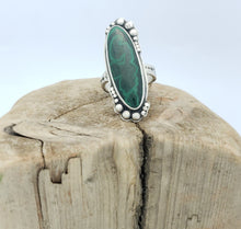 Load image into Gallery viewer, Malachite Oval Ring
