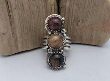 Load image into Gallery viewer, Tripple Tourmaline - Ring
