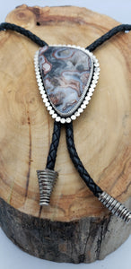 Turkish Stick Agate Bolo Tie