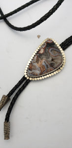 Turkish Stick Agate Bolo Tie