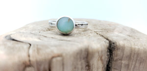 Opalized Petrified Wood Ring