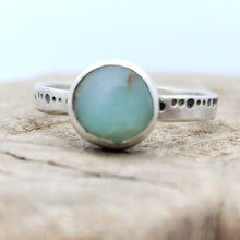 Load image into Gallery viewer, Opalized Petrified Wood Ring
