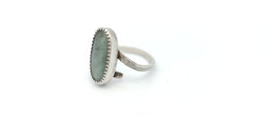 Labradorite Helix Ring