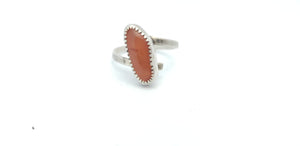 Carnelian Helix Ring