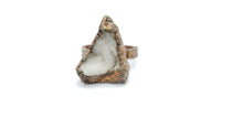 Load image into Gallery viewer, Copper Quarts Cluster Triangle Ring
