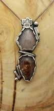 Load image into Gallery viewer, Garden Quartz Raven Pendant
