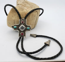 Load image into Gallery viewer, SudRuby Turquoise Bolo Tie
