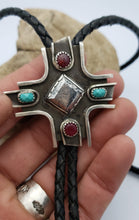 Load image into Gallery viewer, SudRuby Turquoise Bolo Tie
