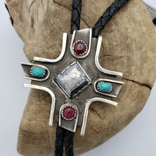 Load image into Gallery viewer, SudRuby Turquoise Bolo Tie
