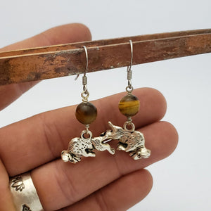 Bison Eye Earrings