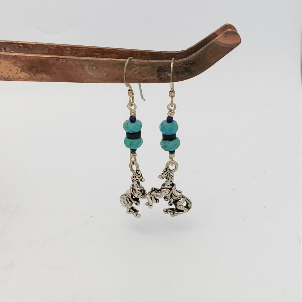 Flying Horses Earrings