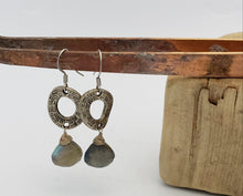 Load image into Gallery viewer, Labradorite Earrings
