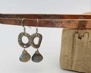 Labradorite Earrings