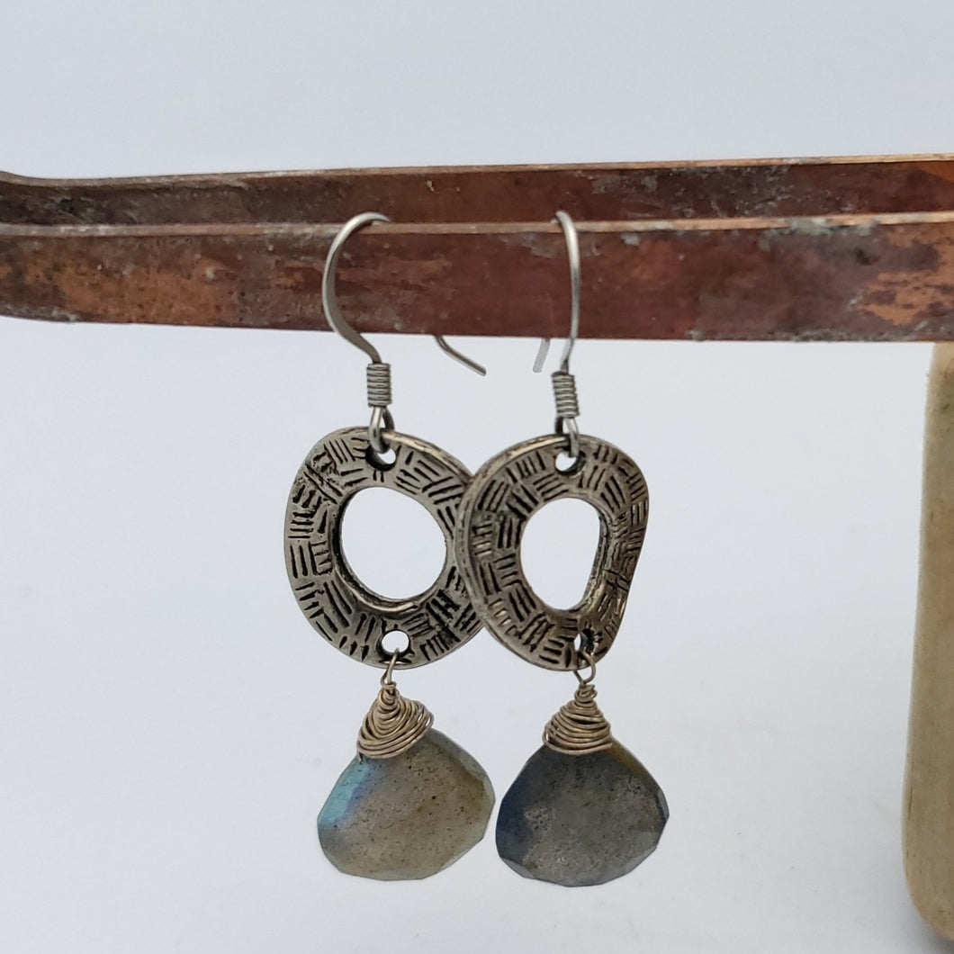 Labradorite Earrings