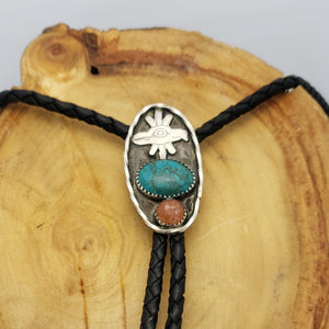 Eagle Raven Bolo Tie