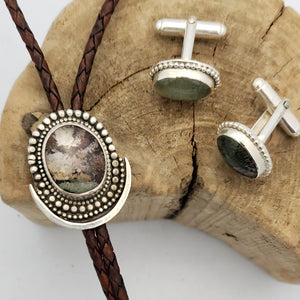 Garden Quartz Bolo Tie