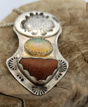 Load image into Gallery viewer, Arrowhead Opal &amp; Goldstone
