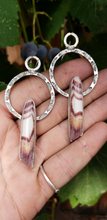 Load image into Gallery viewer, Wonderstone Drop Hoops - Earrings
