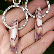 Load image into Gallery viewer, Wonderstone Drop Hoops - Earrings
