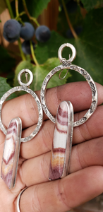 Wonderstone Drop Hoops - Earrings